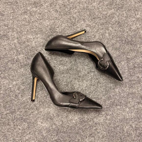 Nine West Shoes - Nine West Finite Black Buckle Pumps Size 8.5